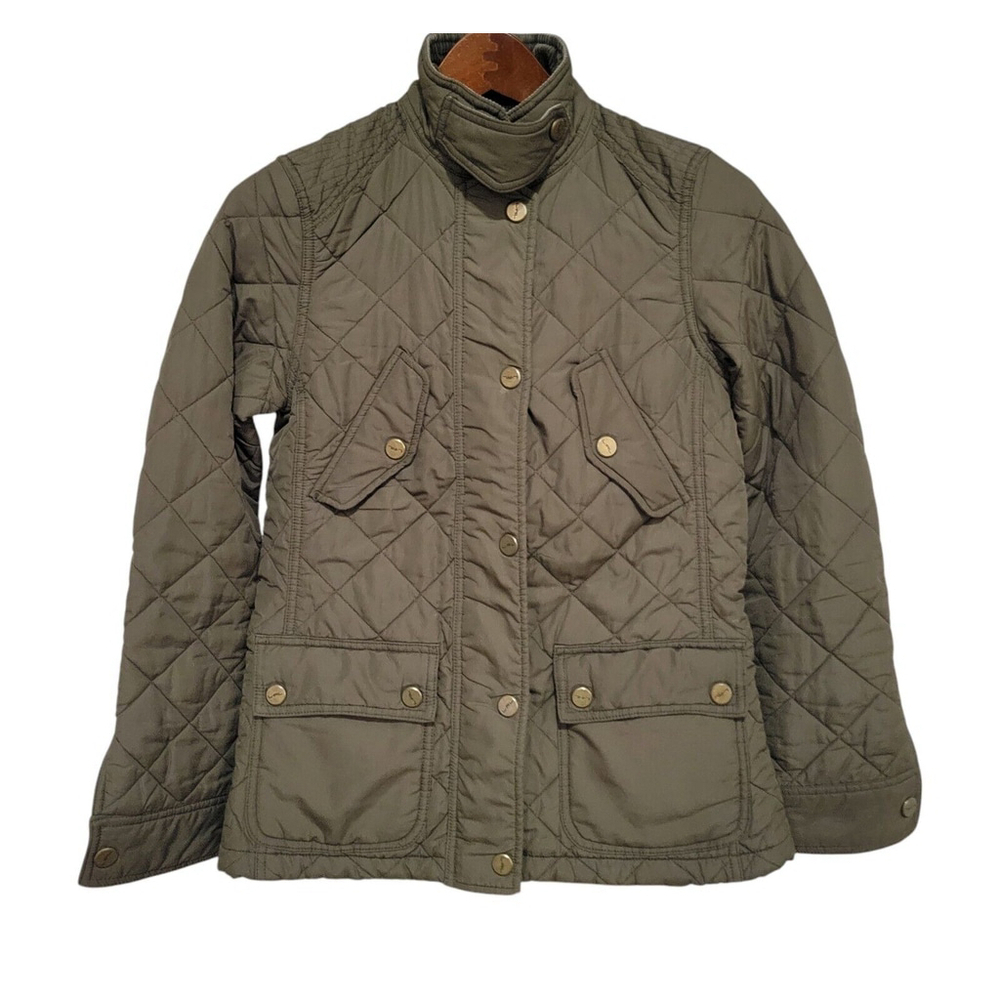 Lauren Ralph Lauren Women Quilted Corduroy Mid-length Jacket Size XS. Pre-owned